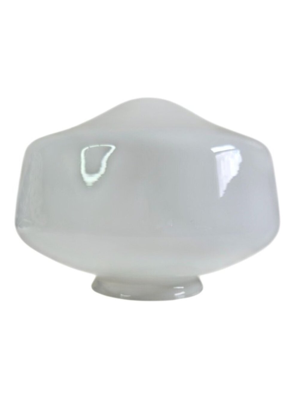 Vtg School House Ceiling Light Shade Milk Glass Globe Lamp Shade Replacement MCM